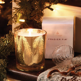 Thymes Frasier Fir Gilded Poured Candle | Duman Home