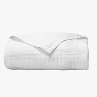 Cloud Cotton Gauze Blanket White | Duman Home