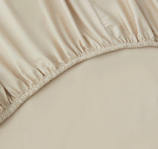 Percale Organic Sheet Set Bone Detail | Duman Home