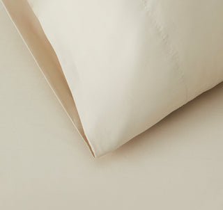 Percale Organic Sheet Set Bone Detail | Duman Home