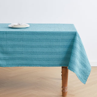 Table set  with Hand Stitched Reversible Kantha Throws | Duman Home