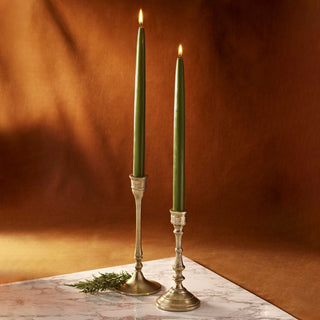 Thymes Frasier Fir Green Taper Candles | Duman Home