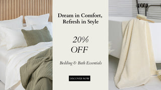 20% off Bedding and Bath Essentials. | Duman Home